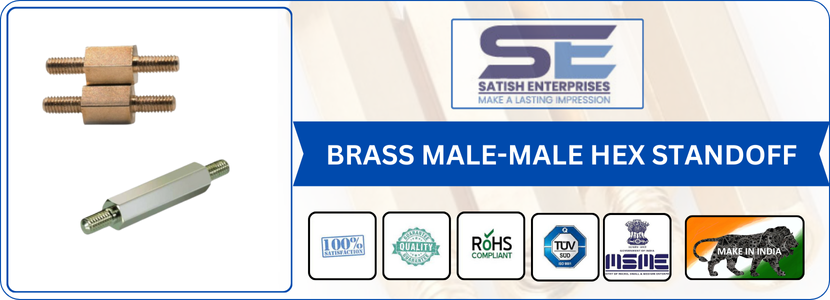 Brass Male-Male Hex Standoff